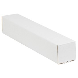 2 x 2 x 37" White Square Mailing Tubes