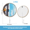 RODDEX 3 Pcs Coastal Decorative Hooks for Hanging Large Nautical