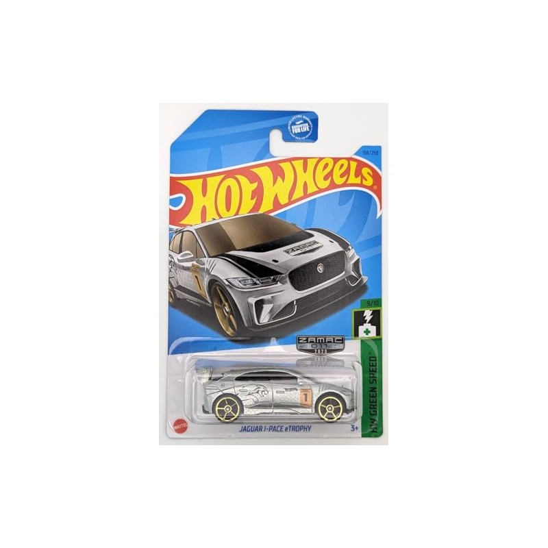 Hot Wheels Jaguar i-Pace eTrophy, HW Green Speed 9/10 (Zamac)
