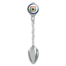 West Virginia State Flag Novelty Collectible Demitasse Tea Coffee Spoon