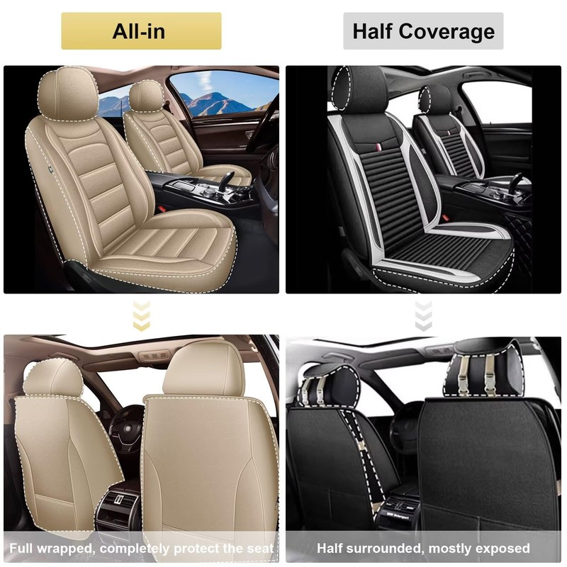 IKABEVEM Car Seat Covers Fit for Honda Accord 2007-2017: Luxury