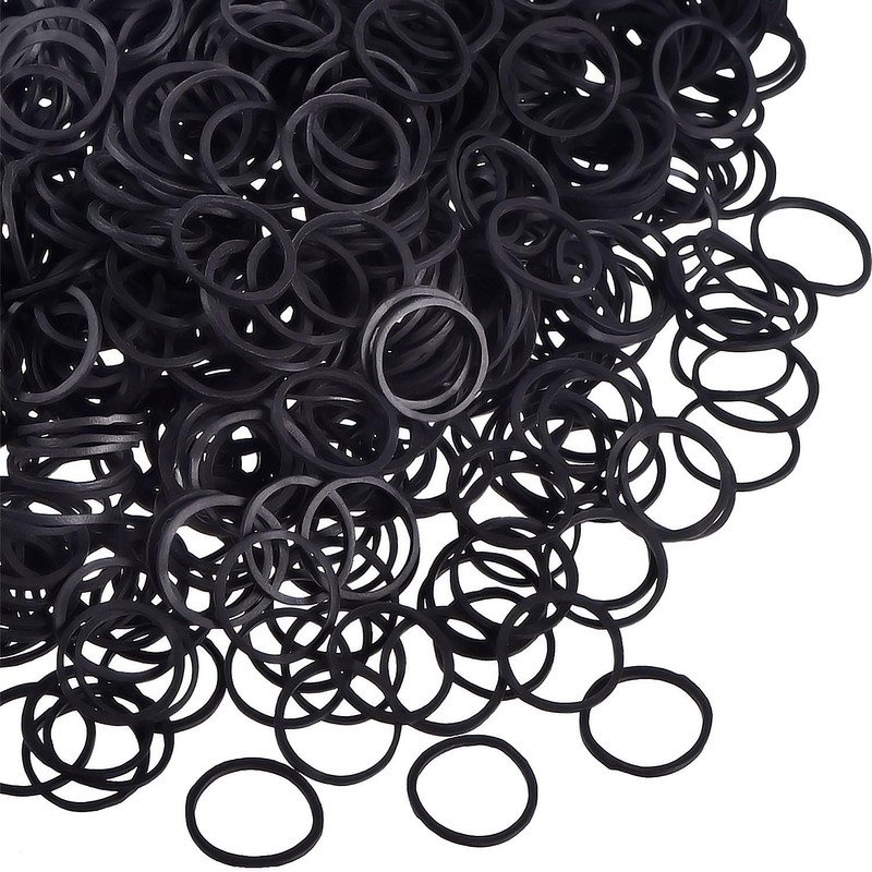 Triko Paquete de 1000 Mini Ligas Cabello para Mujer, Gomas