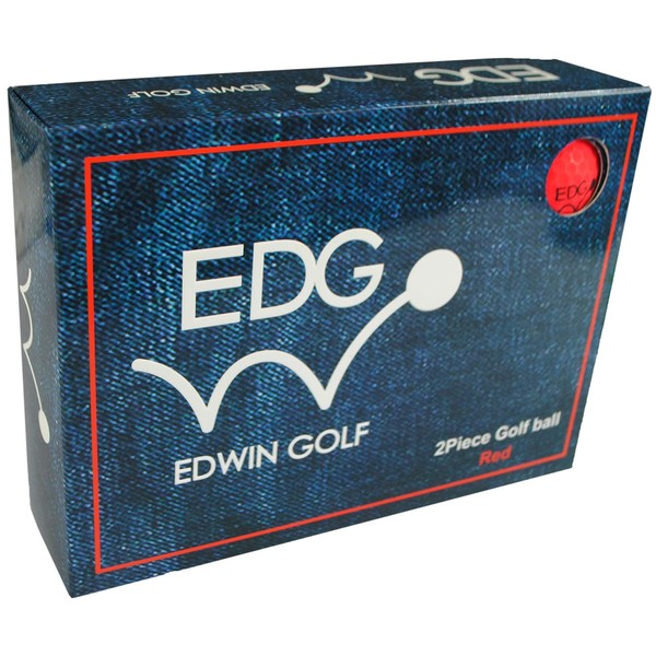 Edwin Golf EDBA-3776 Matte Color Golf Balls, 1 Dozen (Pack