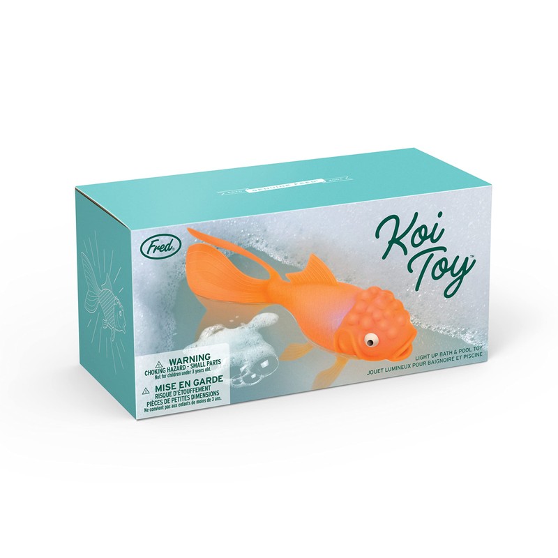 Genuine Fred Koi Toy - Pez Dorado Iluminado, Color Naranja