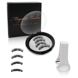 2 Paar Wiederverwendbares Magnetische Wimpern, Künstlicher Magnet Natur Natur Set, Comic Eyes False Eyelashes Extensions, Einfach Anzubringen Und zu Entfernen