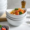 SumitlEyao 6-Piece Porcelain Dessert Bowls Set - 5.5 Inch Small