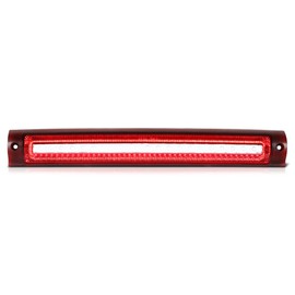 VIPMOTOZ Full LED 3rd Third Brake Tail Light Lamp Compatible With 1997-2003 Ford F150 Pickup Truck Chrome Lens Red Clear Lens