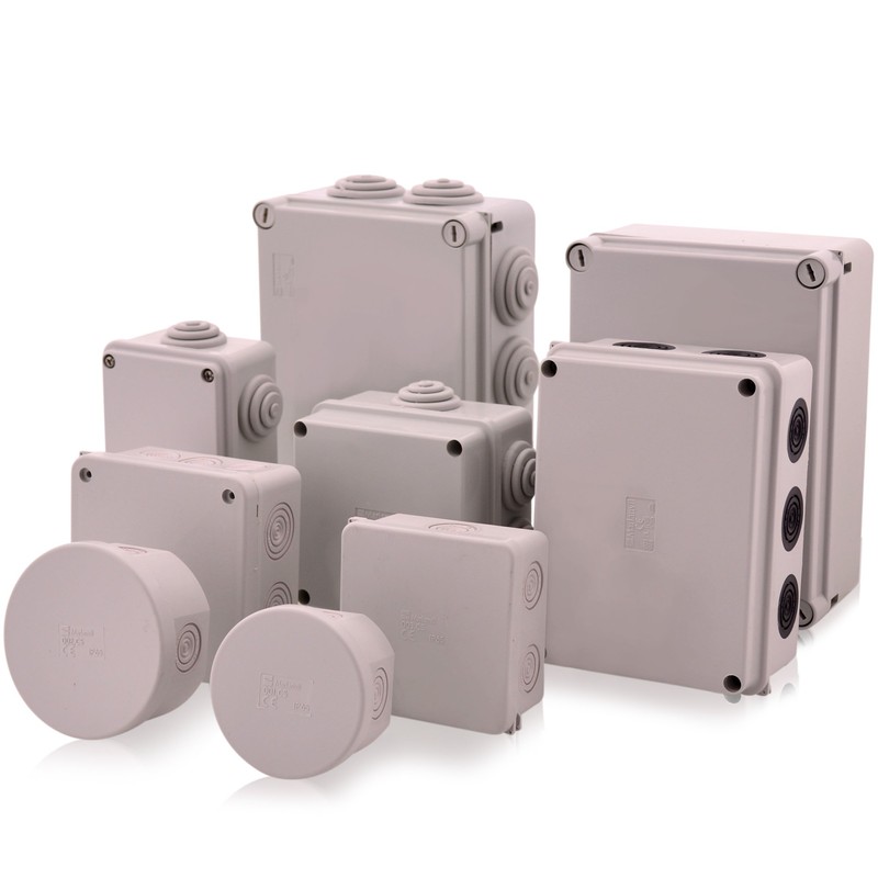 Industry Box Enclosure 190x140x70 mm, Junction Box, Utility JS7400