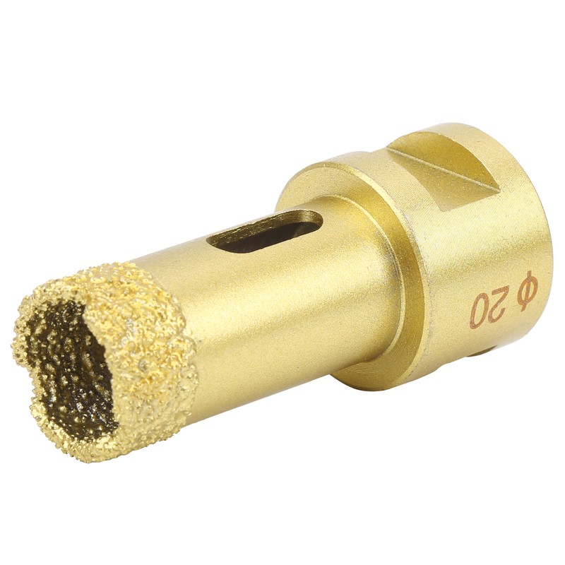 2Pcs Diamond Hole Saw Opener Brazing Drill Bit Drilling Marble