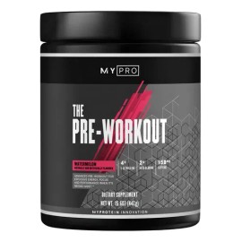 MyProtein Pre Entreno Deportivo en Polvo Sabor Sandía 442g 30 Porciones                                                                               