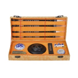 I-MART Chinese Calligraphy Brush, Kanji, Sumi Water Writing, Painting Set