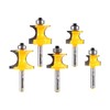YONICO Bullnose Beading Router Bits Set 5 Bit 1/4-Inch Shank