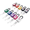 Pack of 10 Lockout Padlock, 38 mm Nylon Security Padlock