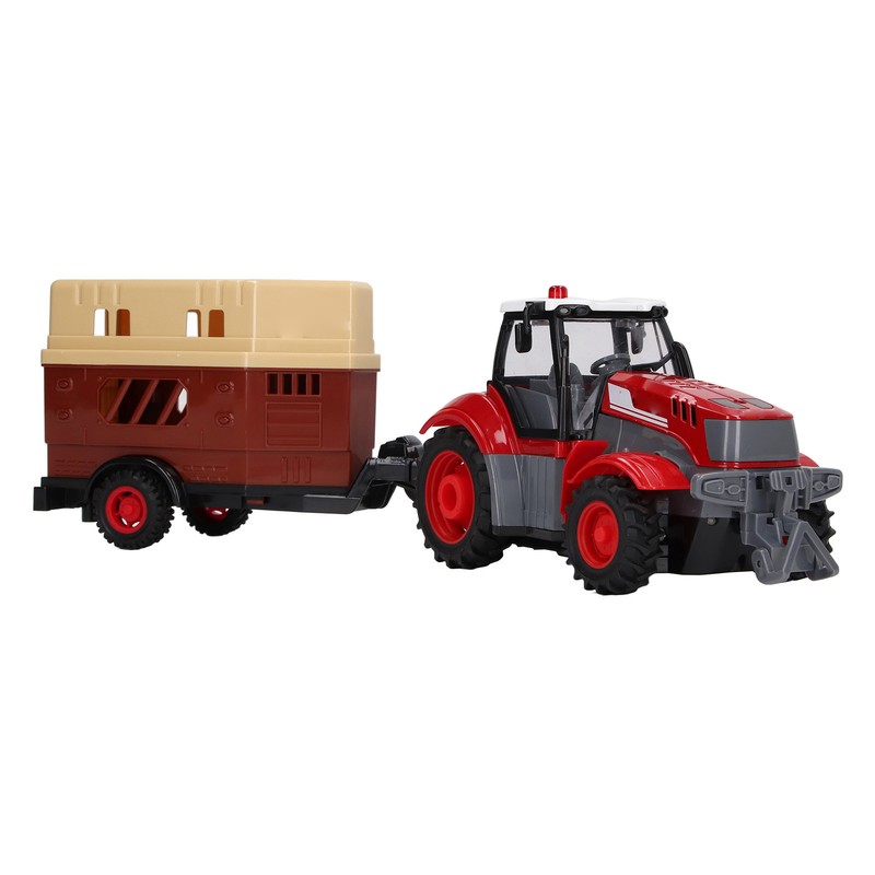 RC Farm Tractor Toy Educational Rechargeable Remote Control Electronic Farm