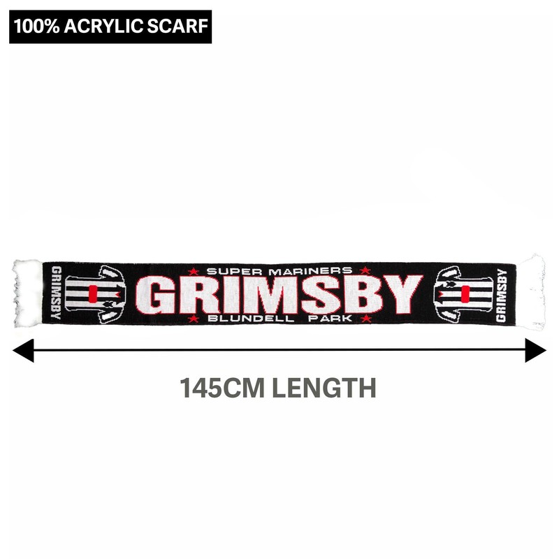 Beyond Happy Grimsby Town Scarf – The Mariners – 145cm