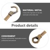 MOLUCKFU Chandelier Load-Bearing Rod Ceiling Light Support Tubewith Hooks