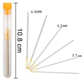 28-Piece Bookbinding Tools Set, Bookbinding Starter Set, Large Eye Curved Needles, Waxed Thread Clipper Bone Folder, Paper Creaser Binder Clips, Handle Awl Ruler for Handmade Book (A)