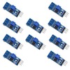 ZkeeShop 10 Pcs TCRT5000 Infrared Reflective Photoelectric Switch IR Barrier