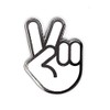 These Are Things Peace Sign Hand Enamel Pin