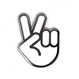 These Are Things Peace Sign Hand Enamel Pin