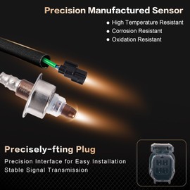 HMJXF Oxygen O2 Sensor Heated Air Fuel Ratio Upstream 234-9091 2349091 Compatible with Acura TSX 2009-2014 Accord 2008-2012 CRV 2010-2011 2.4L L4 Replace 2344462 36531-R40-A01 36532R40A01