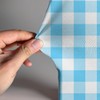 FiVan Gingham Checkered Pattern Arch Backdrop Cover Curved Top Arch