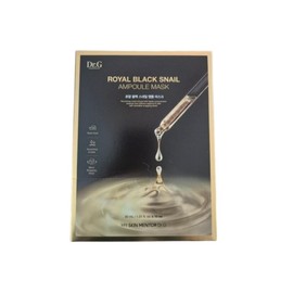 Dr.G Dr. G Royal Black Snail Ampoule Mask 1 x 10 I have read the notice and agree to use it. / 닥터지 로얄 블랙 스네일 앰플 마스크 1매 10개 공지사항을 확인하였으며 활용에 동의합니다