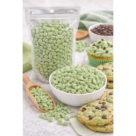 Oasis Supply, Green Mint Chocolate Chips Mint Flavored Confectionary Drops (2)