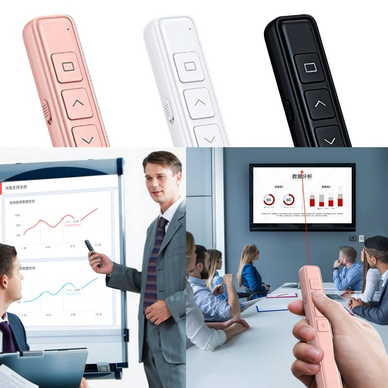 Neoreser Wireless Presenter, 2.4 GHz Wireless USB PPT Presenter Remote