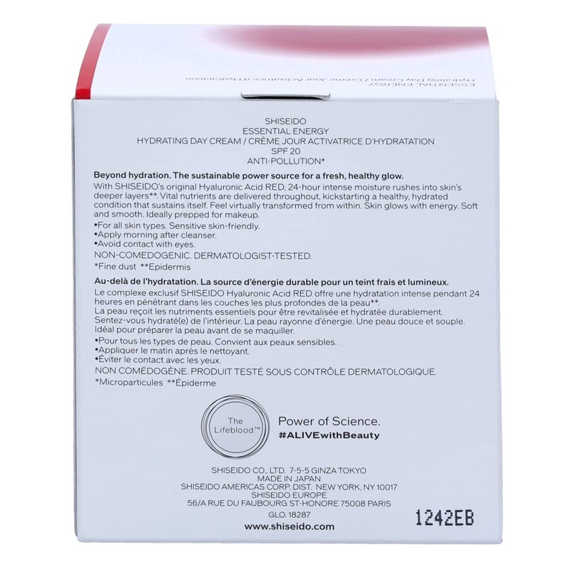 Essential Energy Hydrating Day Cream SPF20 50 ml