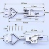 Set of 4 Stainless Steel Toggle Latches, Snap Lock Large
