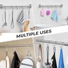 Chrome Shower Curtain Hooks Rings,Rust Proof Shower Curtain Rings for