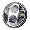 Wecade 5-3/4 5.75 Inch LED Hi/Lo Beam Headlight Motorcycle (chrome)