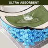 Ultra Thin Bath Mat 24"x16",Absorbent Quick Dry Washable Bath Rug,