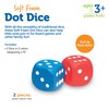 Learning Resources Foam Dice: Dot Dice, Red and Blue 6-Sided