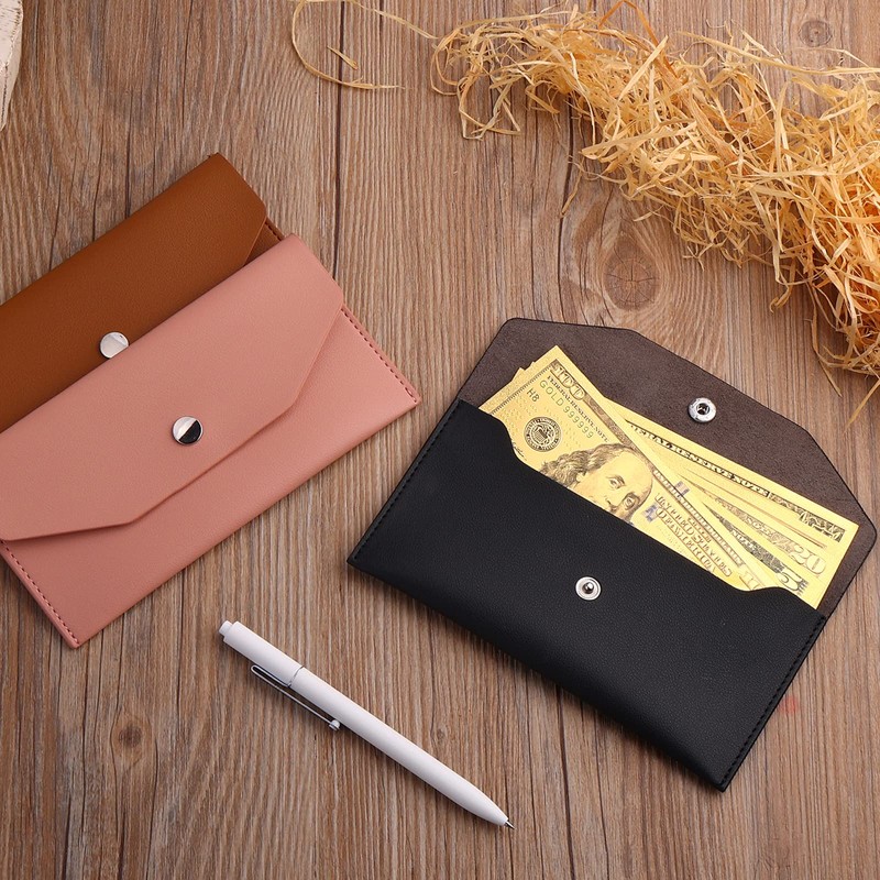 Molain Wallet with Money Envelope, Wallet Made of PU Leather,