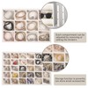Coward Stackable Jewelry Trays Organizer Set with Clear Lid, Trays