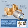 Airuida Single Function Shower Trim Kit Shower Faucet Set Wall