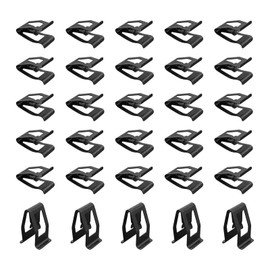 Augeny 30 PCS Dashboard Trim Clips, Metal Car Front Console Dash Retainer, Universal Automotive Dashboard Trim Clip, Vehicle Interior Clip Fasteners Replacement for Most Cars