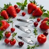 Stainless Steel Strawberry Huller Fruit Stem Remover Home Kitchen Tools
