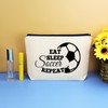 Soccer Gifts for Girls Women Makeup Bag Soccer Coach Team