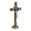 POFET Crucifix Jesus Christ Cross Statue Figurine For Car Home