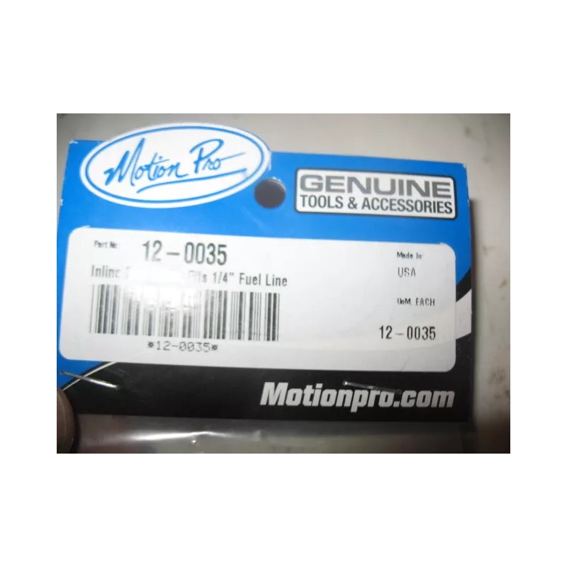 motion pro 1/4" In Line Fuel Valve Shut Off Petcock
