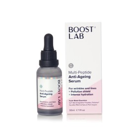 BOOST LAB | Multi-Peptide Wrinkle Defense Serum | Reduces the appearance of crow's feet & fine lines | 30ml
