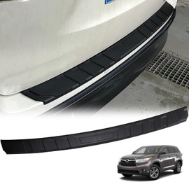 Rear Bumper Protector for Toyota Highlander 2015 2016 2017 2018 2019 2020 PP Material Trunk Outside Door Sill Protector Cover