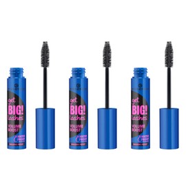 essence get BIG! lashes Volume Boost Waterproof Mascara, Black, Long-Lasting, Volumizing, Swinging, Vegan, Waterproof, No Microplastic Particles, Nanoparticles Free, Pack of 3 (3 x 12 ml)