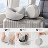 U-Shaped Neck Pillow Neck Support Slow Rebound Adjustable Travel Neck