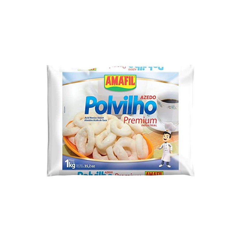 Amafil Sour Manioc Starch Premium| Polvilho Azedo Premium, 35.2 Oz