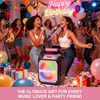 Bluetooth Karaoke Machine, Portable Karaoke with 2 Wireless Microphones, Karaoke