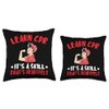 CPR Instructor AED Instructor Heartfelt Skill CPR Trainer Throw Pillow